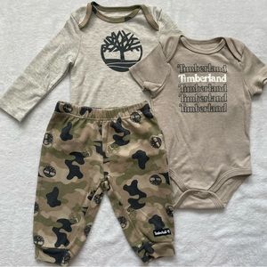 Timberland 3-Piece Set - Gray/Tan/Camo